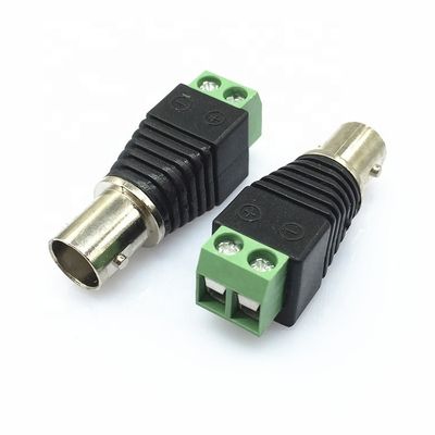 kopen Solderloze schroefterminal BNC Vrouwelijke mannelijke connector adapter voor CCTV camera monitor video recorder online manufacture