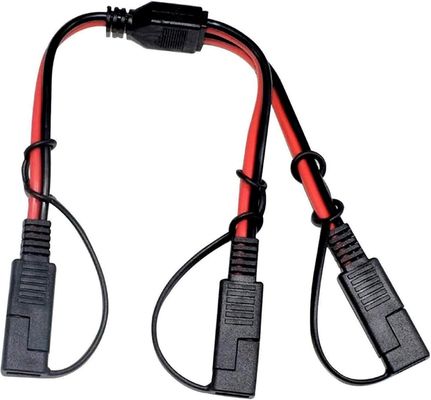 kopen 14AWG SAE DC Power Automotive Connector Cable Y Splitter 1 tot 2 SAE Verlengkabel voor RV Caravan Zonnepanelen Batterij opladen online manufacture