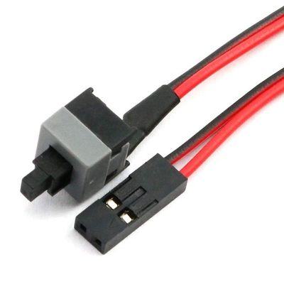 kopen 2 Pin SW PC Case Moederbord Schakel aan en uit Computer Reset Power ATX kabel online manufacture