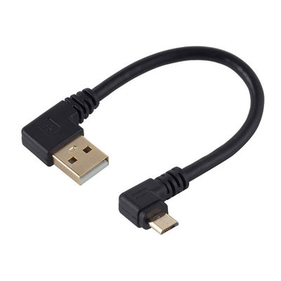 kopen Hoek USB tot L-vorm Links-rechtshoek 90 graden Micro V8 Extension Data Charger Cable online manufacture