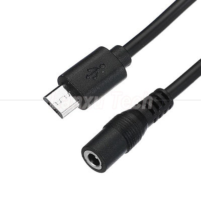 kopen Micro USB Mannelijk naar DC 3,5x1,35 mm Vrouwelijk Jack Stromverlengkabel voor ventilatoren LED-strips online manufacture