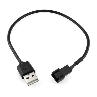 kopen USB tot 3 pin 4 pin Molex Vrouwelijke PWM 5V Case Computer koeler koeling ventilator stroomtoevoer adapter connector kabel online manufacture