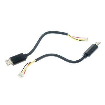 kopen Op maat gemaakte 10cm 20cm 30cm 50cm Micro B 5P tot 4P JST MX 1.25mm Connector Wire Cable online manufacture