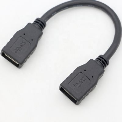 kopen Op maat gemaakte Super Speed Low Profile USB 3.0 A Vrouwelijke naar USB 3.0 A Vrouwelijke OTG Uitbreidingsdatakabel online manufacture