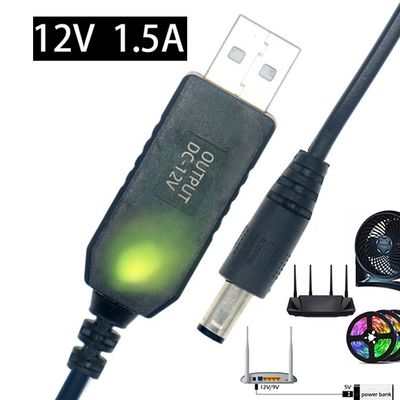 kopen QC3.0 QC2.0 QC Charging Grote uitgang 12V 1.5A 9V 2A 5V tot 12V USB-oplaadkabel voor router Led Strip online manufacture
