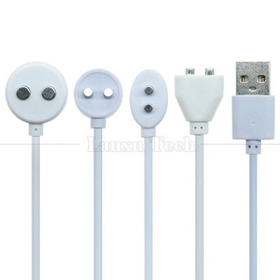 kopen 2 PIN USB Magnetische Elektrische Tandborstel Schoonheidsinstrumenten Volwassen Seks Speelgoed Vibrator Charger Kabel online manufacture