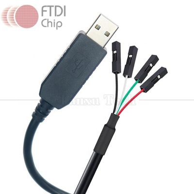 kopen Hoogwaardige FTDI FT232 Uart USB-to-TTL-seriaalkabel met 4p Dupont-connector voor Arduino Raspberry Pi online manufacture