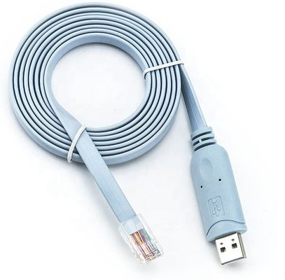 kopen Hoge kwaliteit Plug and Play WIN10 FTDI USB naar RJ45 Rollover Console Cable voor Cisco Router Switch online manufacture