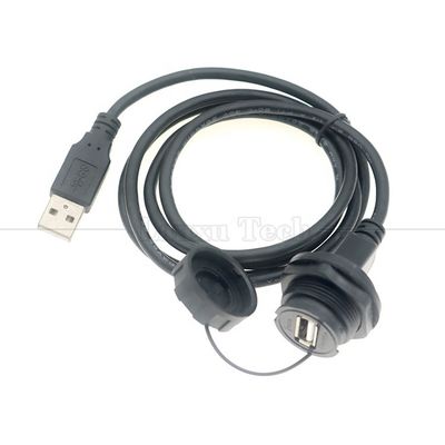 kopen Waterdicht mannelijk-tot-vrouwelijk paneelmontage USB-type A-poortverbindingsverlengkabel online manufacture