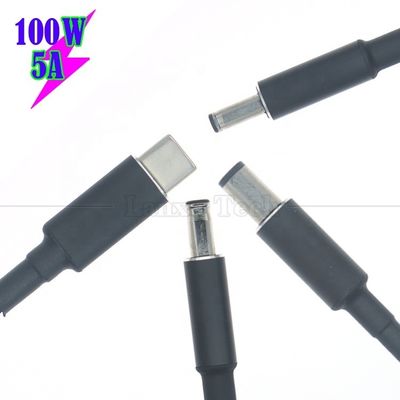 kopen 20V 5A 100W Dual E Mark Chip PD Charging USB Type C naar DC Laptop Cable Wire Adapter voor HP Asus Lenovo Dell online manufacture