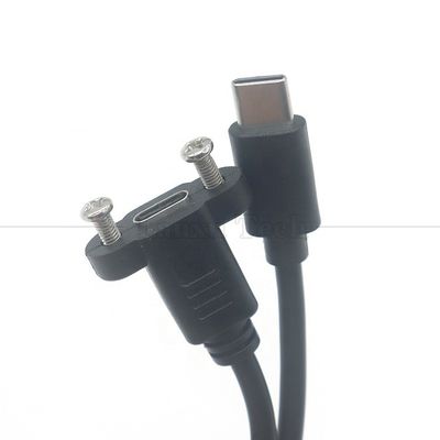 kopen 30 cm 50 cm schroefpaneel montage Man tot Vrouw USB Type C 3.1 verlengkabel online manufacture