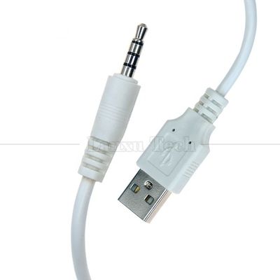 kopen OEM Data Charging USB A Male to 4 Poles TRRS 3.5mm Aux Audio DC Jack Charger Cable voor luidspreker koptelefoon online manufacture