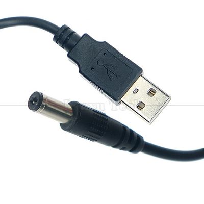 kopen 1m 3m 5m 10m 20AWG 24AWG 28AWG USB naar 2.1 5.5mm DC Barrel Jack Connector Power Charging Cable voor Led Lights Lamp online manufacture