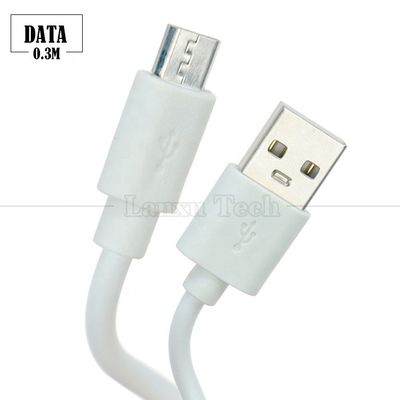 kopen Korte 30 cm witte zwarte data V8 micro USB-oplaadkabel voor Android Phone online manufacture