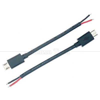 kopen DIY Zware stroom 20AWG 5V 5A Power Charging Bare wires End Micro USB Power Pigtail kabel voor Raspberry Pi online manufacture