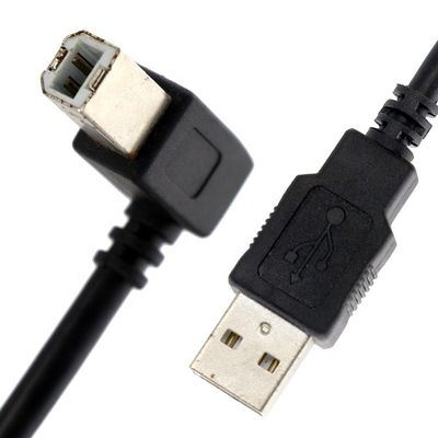 kopen Custom 1M 1.5M 3M 90 Graden Rechte Hoek USB 2.0 Printer Head Power Extension Cable voor Epson HP online manufacture