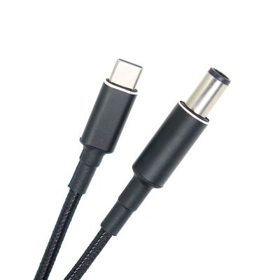 kopen 100W 20V 5A PD-oplader Duurzame gebreide USB Type C tot DC 7.4x5.0mm kabel voor laptop online manufacture