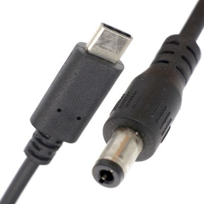 kopen Persoonlijke USB 3.1 Type C Mannelijke naar DC 5.5x2.5mm Mannelijke Power Jack Extension Charger Cable voor Power Bank online manufacture