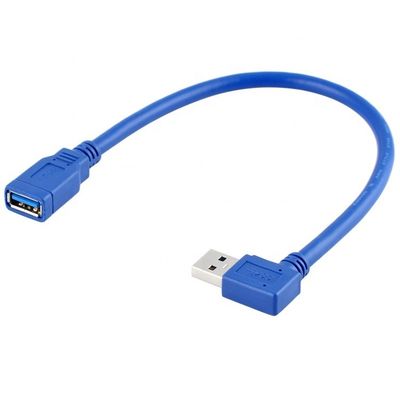 kopen Hoge snelheid 5Gbps 90 graden rechthoekige hoek man tot vrouw USB 3.0 Type A verlengkabel online manufacture