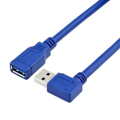 kopen Hoge snelheid 5Gbps 90 graden rechthoek USB 3.0 Type A Man tot Vrouw USB 3.0 verlengkabel online manufacture