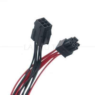 Op maat gemaakt mannelijk naar vrouwelijk 4 6 8 Pin Molex Micro Fit 3.0 Connector Harness Cable
