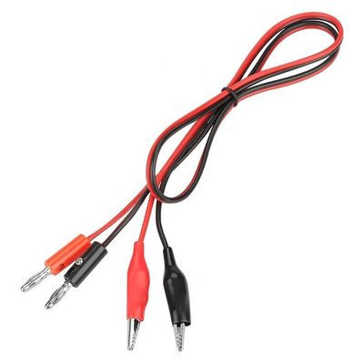 Krokodil alligator clip naar bananen plug test looddraad kabel voor multimeter circuit