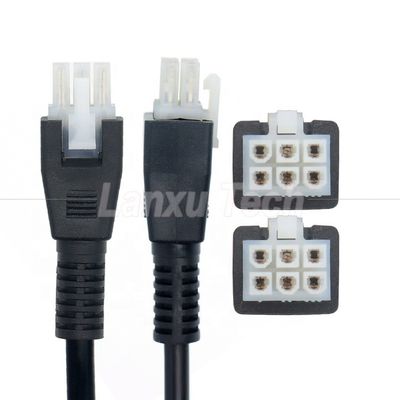 Overgevormde mannelijke tot mannelijke 6 pin 2451350620 Molex Mini-Fit 4.2 mm Pitch Connector Assembly Cable