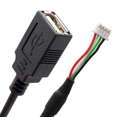 Assemblage USB A Vrouwelijk naar JST 2 3 4 Pin PH XH 1.0mm 1.25mm 1.5mm 2.0m Pitch Wire Cable