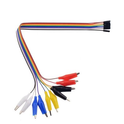 10 pin Alligator Clip to Female Dupont Breadboard Test Lood Jumper draden voor Raspbrry Pi