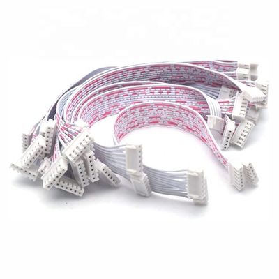 Op maat 2 3 4 5 6 7 8 Pin JST XH 2.54mm Pitch Connector Flat Ribbon Cable