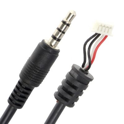 Custom Factory 1M 2M 3M 3.5mm TRRS Audio DC Jack naar JST 2.0mm 2.54mm Pitch Assembly Cable