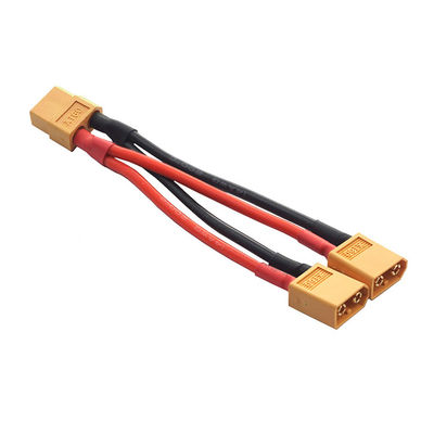 14AWG XT60 1 Vrouwelijke tot mannelijke Y-splitterverlengkabel voor RC Lipo-batterij