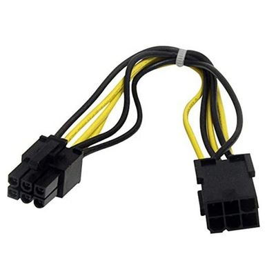 PCI-E 6 pin tot 6 pin Man tot Vrouwelijke GPU ATX Video Graphics Card PCIE PCI Express Power Cable