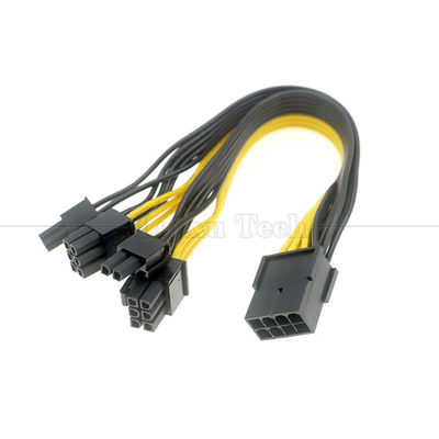 PCIe 8 Pin Man tot Dual 8 Pin Vrouw PCI Express Graphics Video Card GPU Splitter Power Adapter Cable
