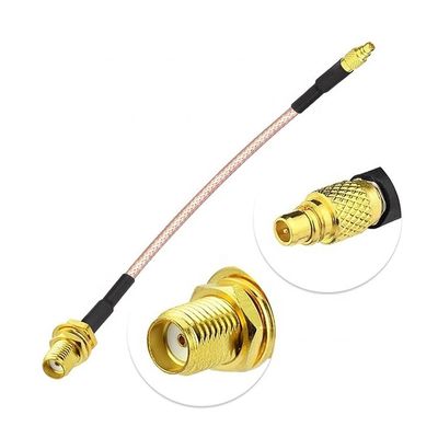 RG316 Pigtail SMA Vrouwelijke tot rechte MMCX Mannelijke RF Coaxiale Antenna Extender Cable