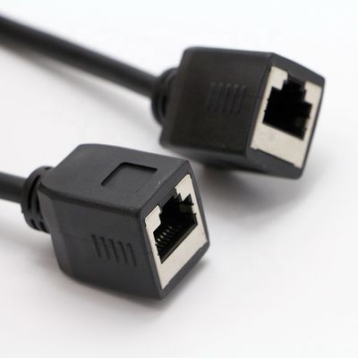 Vrouwelijke naar vrouwelijke stopcontact RJ45 8P8C Network Ethernet Lan kabel