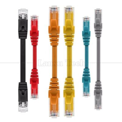 Aanpassing Shield 1m 3m 5m 10m STP UTP Pure Cooper Cat5 Cat5e Cat6 Cat7 Cat8 RJ45 Patch Cord Lan Ethernet Netwerkkabel