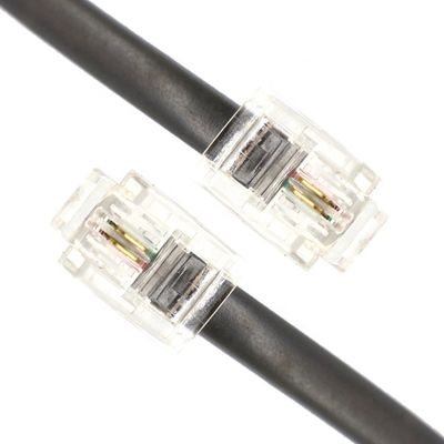 1M Shield Intercom Cat3 RJ11 6P2C Telefoon Adsl kabel