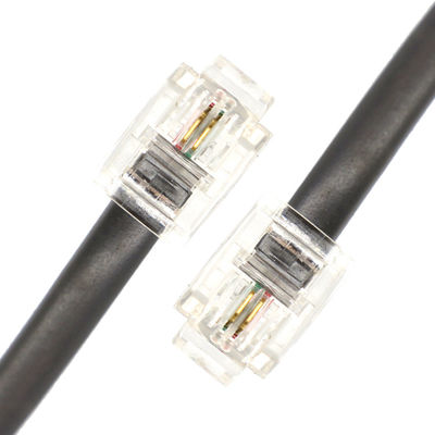 Gepersonaliseerde 1M 2M 3M Shield Intercom Cat3 RJ11 6P2C Telefoon Adsl kabel