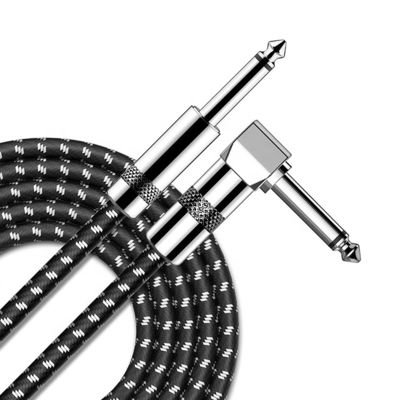 OEM 3M 1/4 inch 6.3mm TS Jack Right Angle Muziekinstrument Bass Versterker Pedal Guitar Patch Cable