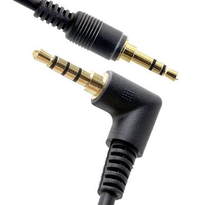 OEM 90 graden rechthoek 3,5 mm TRRS Jack Man tot 3,5 mm TRRS Jack Man Audio kabel