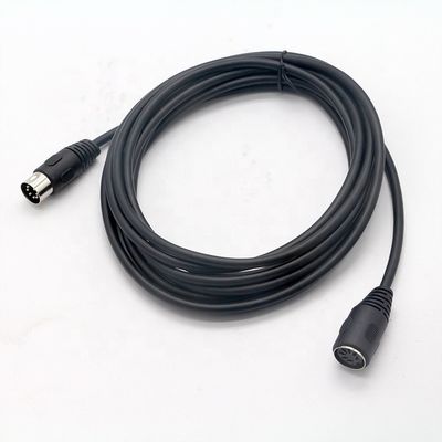 1M 3M 5M 10M MIDI Male to Female 7 PIN DIN verlengkabel