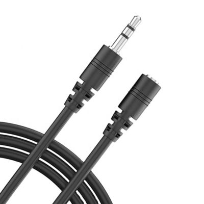 Custom 1M 2M Man tot Vrouw 3.5mm Aux Audio Jack Verlengkabel
