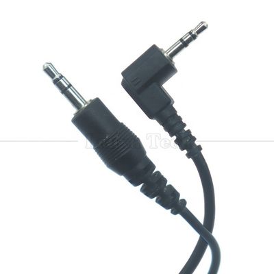 Aanpassing 2,5 mm Mannelijk tot 90 graden Rechte hoek 3,5 mm Mannelijk Stereo Jack Aux Audio Converter Adapter Kabel