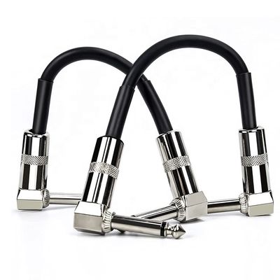 1/4 TS Jack elektrische vlecht pedaal gitaar patch lood stereo instrument kabel