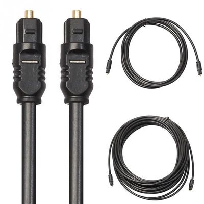 Hoge kwaliteit dunne glasvezel Toslink Spdif gouden optische digitale audiokabel