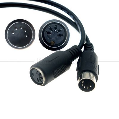 Hoogwaardige 1M 3M 5M mannelijke tot vrouwelijke MIDI 5 PIN DIN-verlengkabel voor audio-toetsenbordgitaar