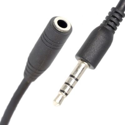 3.5mm Jack TRRS Man tot 3.5mm Jack TRRS Vrouwelijke Stereo Aux Audio Extension Cable