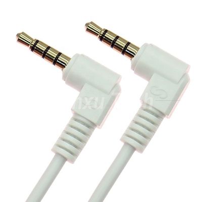 90 graden hoek man tot man 3,5 mm 3 4 polen TRS TRRS mono microfoon stereo audio jack patch adapter kabel voor koptelefoon
