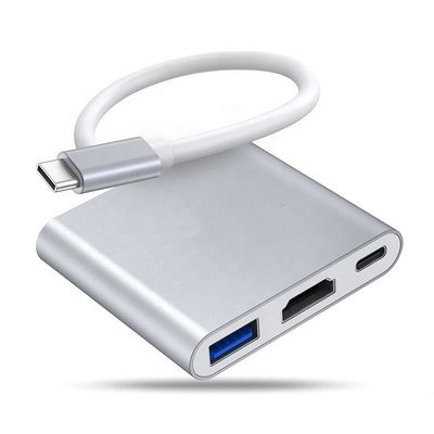 3 in 1 PD opladen 4K 1080P USB Type C OTG Docking Station Hub Adapter